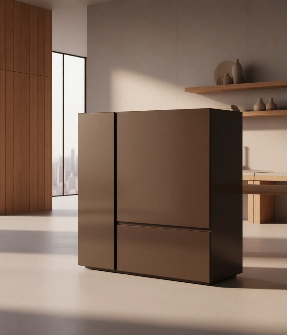 Cutlery-bottle holder'lı Free sideboard